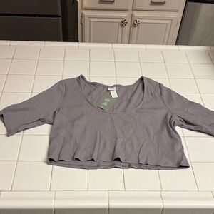 H&M Lavender Crop Top
